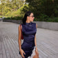 Elisa mini dress Azul oscuro