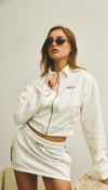 Cotton mini skirt