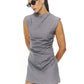 Lines mini dress Gris