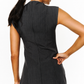 Lines mini dress Gris oscuro