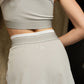 Lucia sporty skirt set Gris