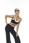 Lucia sporty pant set Negro
