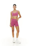Lulu sporty biker set Magenta
