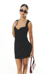 Chloe satin skirt Negro