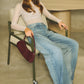 Double T jean, wide leg