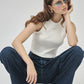 Rib tank top MCA marfil