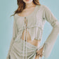 Sea salt blouse Verde