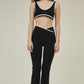Sporty set, wide leg