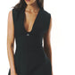 Square mini dress Negro