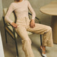 Suede pant