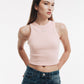 Rib tank top MCA rosa